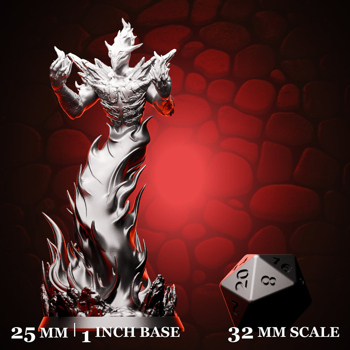 Flame Elemental d20