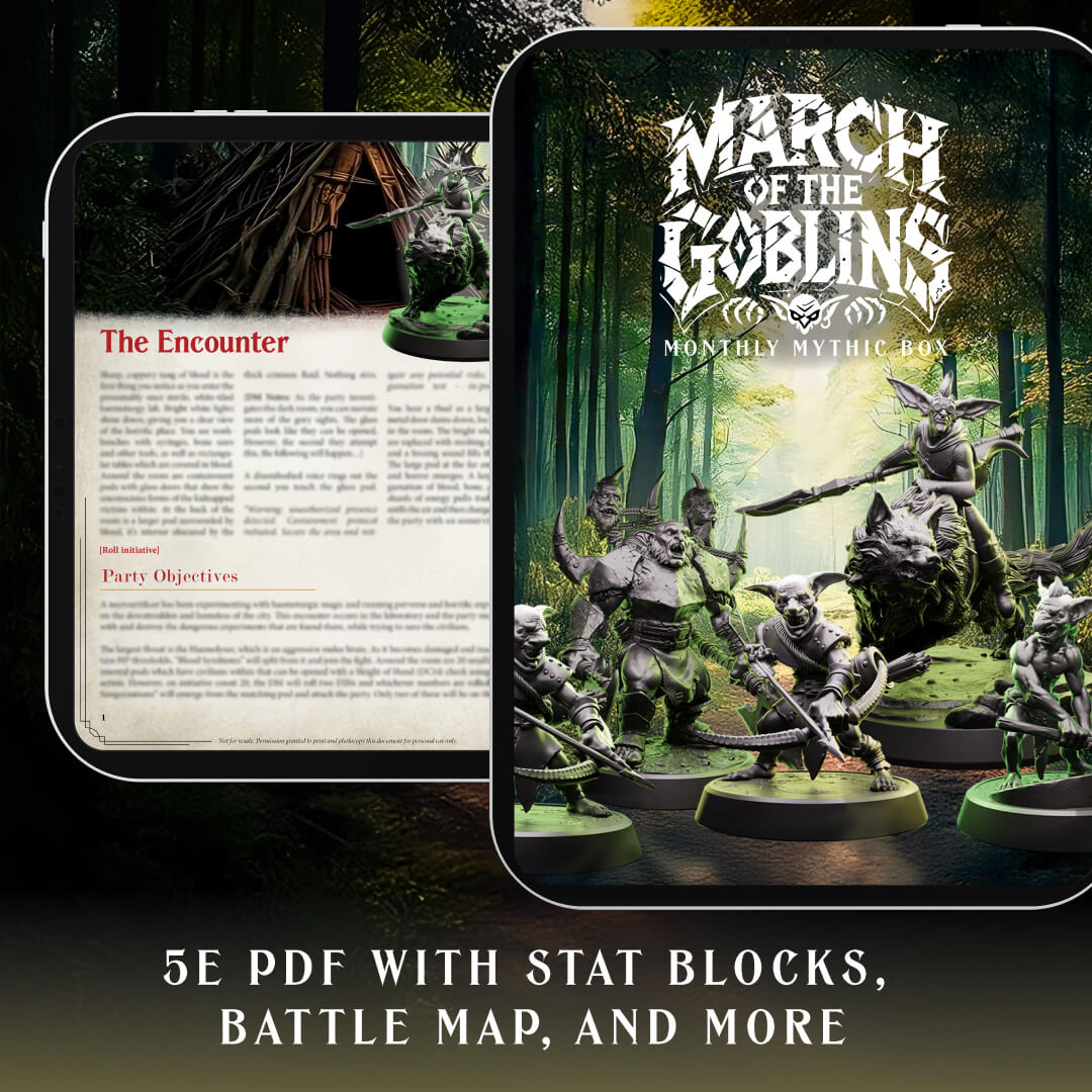 March of the Goblins - March 2025 Monthly Mythic Box