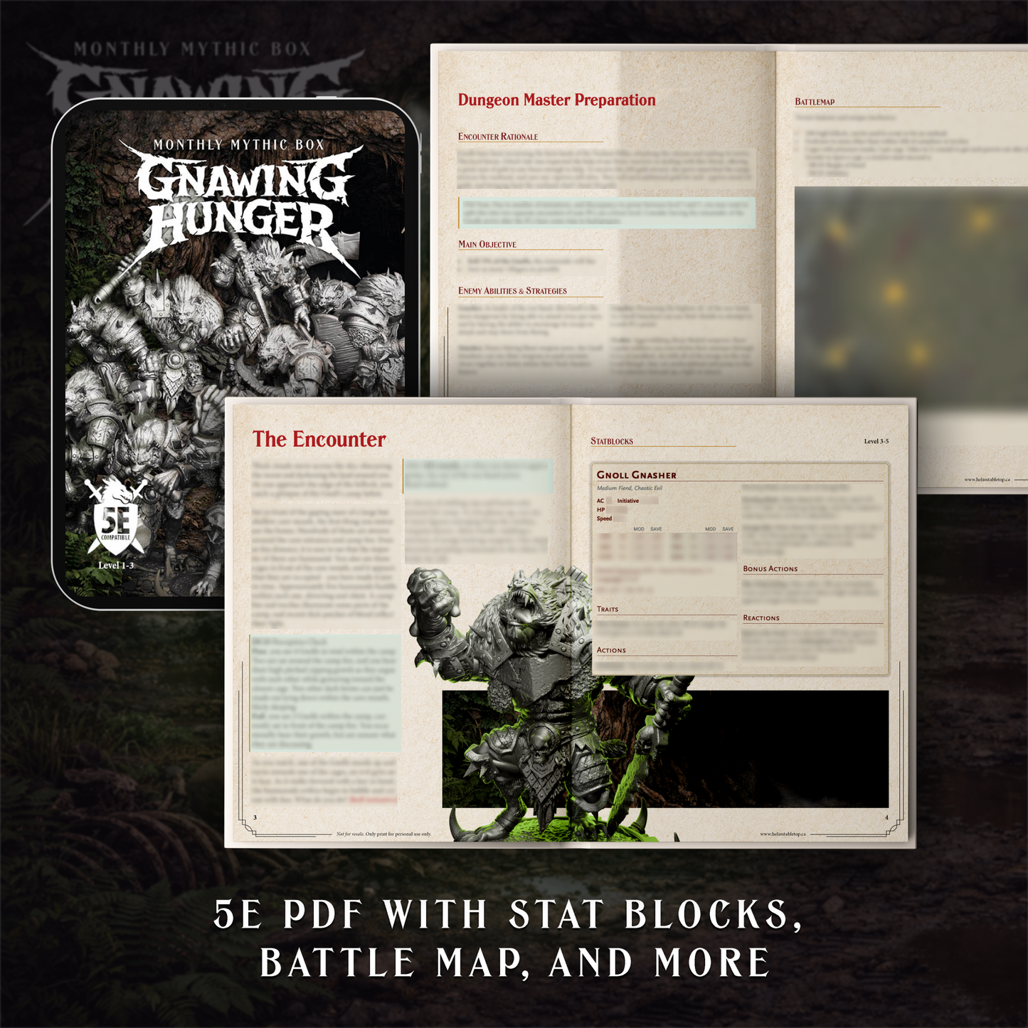 Gnawing Hunger | 5e Ready to Run Combat Encounter