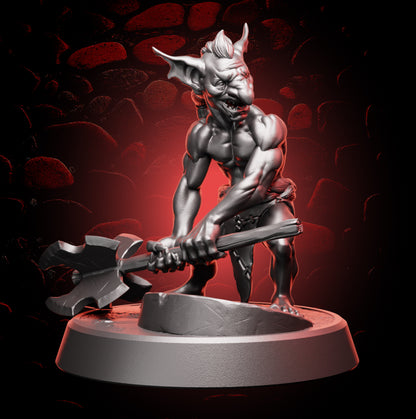 Goblin Fighter - Maces | Medium (1in)