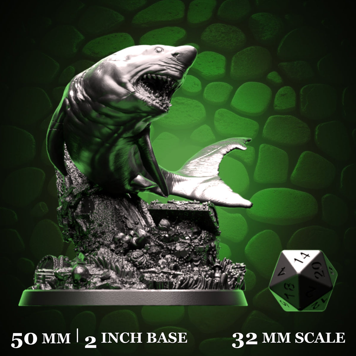 Great White Shark d20