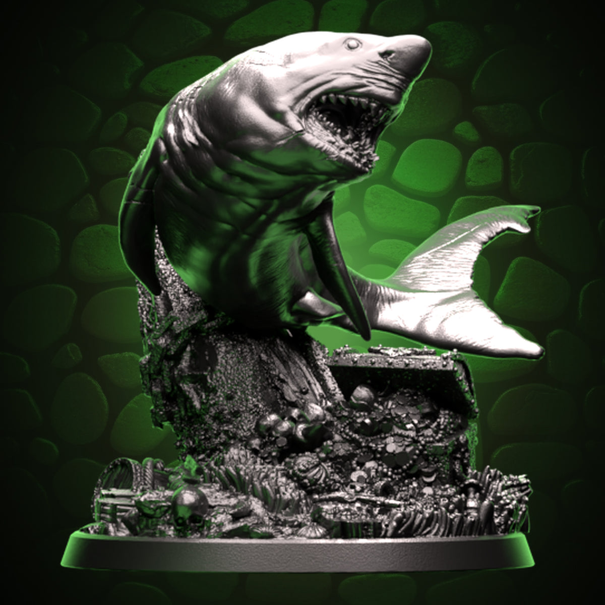 Great White Shark front
