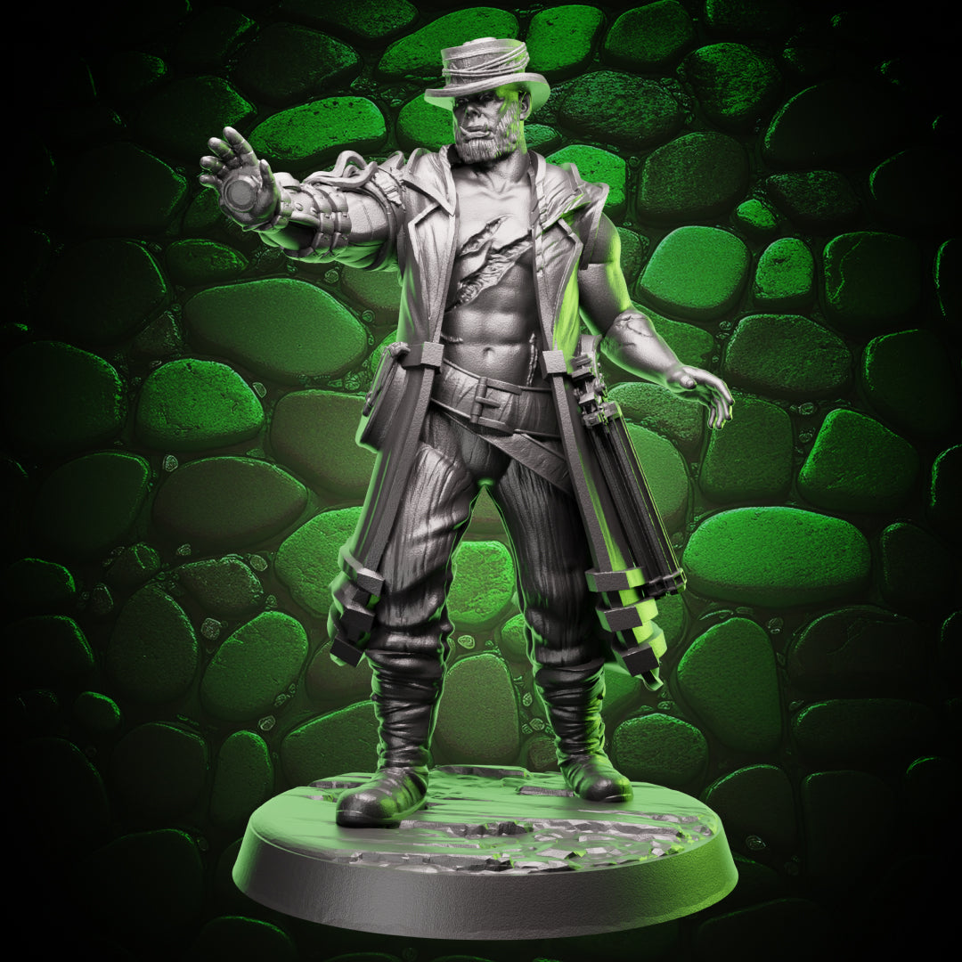 Half Orc Artificer - Magic Gauntlet
