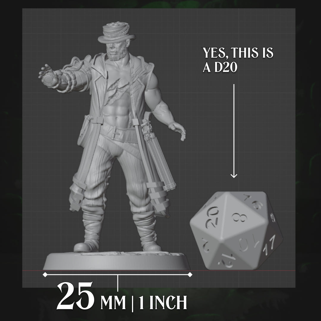 Half Orc Artificer - Magic Gauntlet