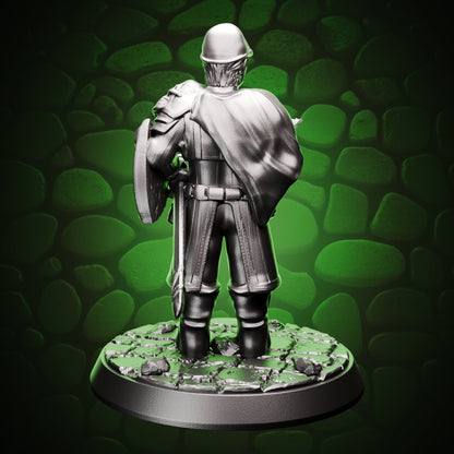 Halfling Cleric - Death Domain, rear view