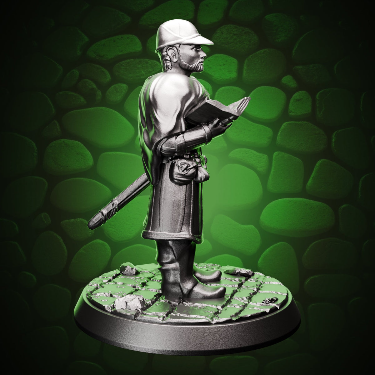 Halfling Cleric - Death Domain, left view