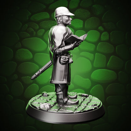 Halfling Cleric - Death Domain, left view