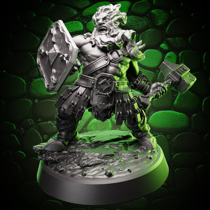Dwarf Fighter | Hammer & Shield | 5e