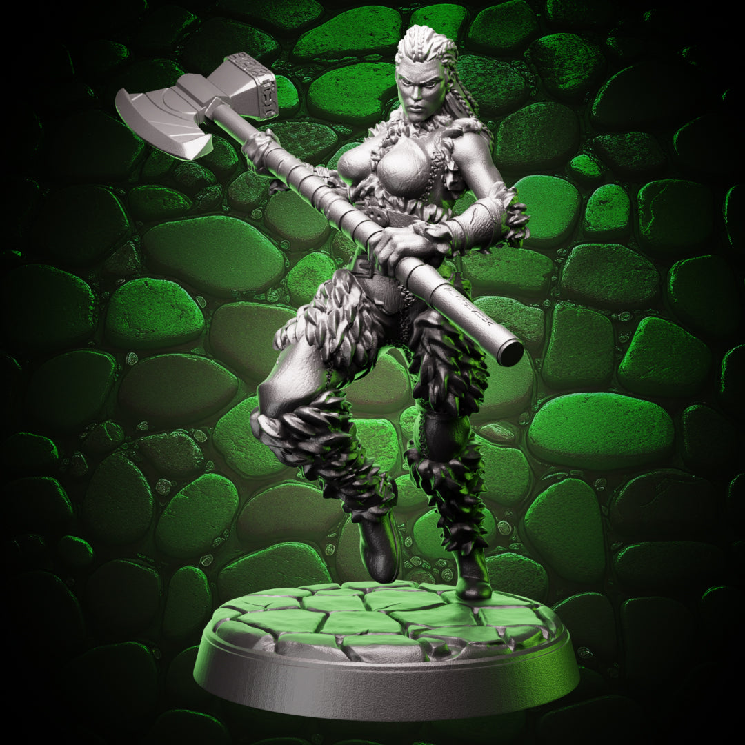 Human Barbarian - Fearsome