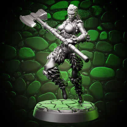 Human Barbarian - Fearsome