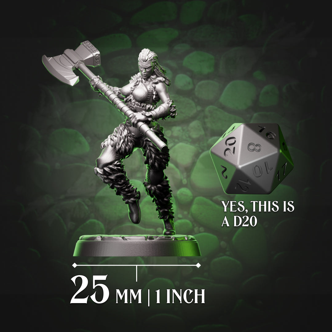 Human Barbarian - Fearsome
