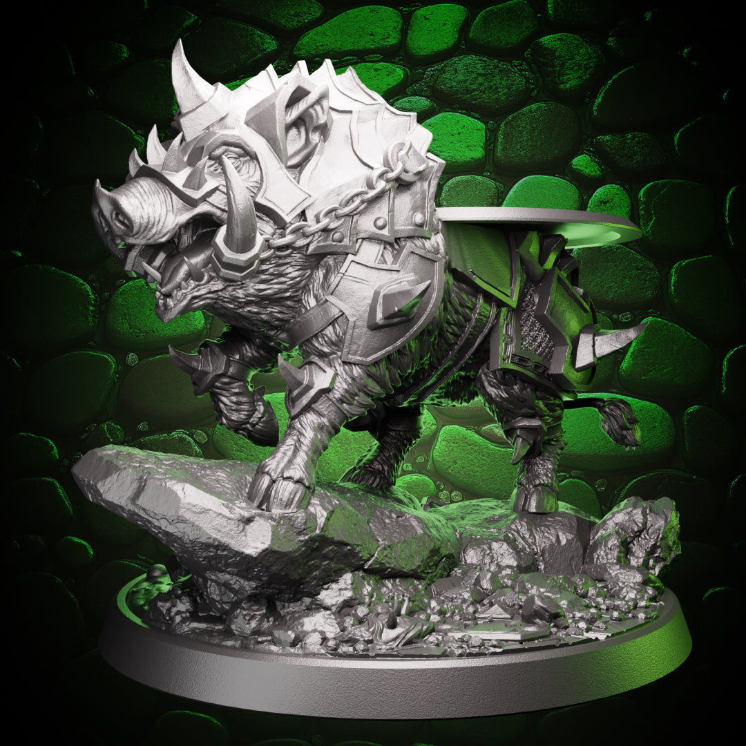Armored Boar | Rider-Compatible Mount