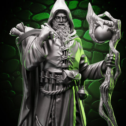 Human Wizard | Staff | 5e