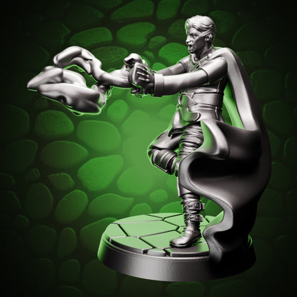 Human Sorcerer - Magic Missile, right view