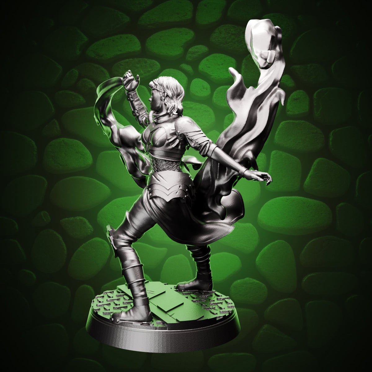 Human Sorcerer - Steampunk Spellbinder, right view