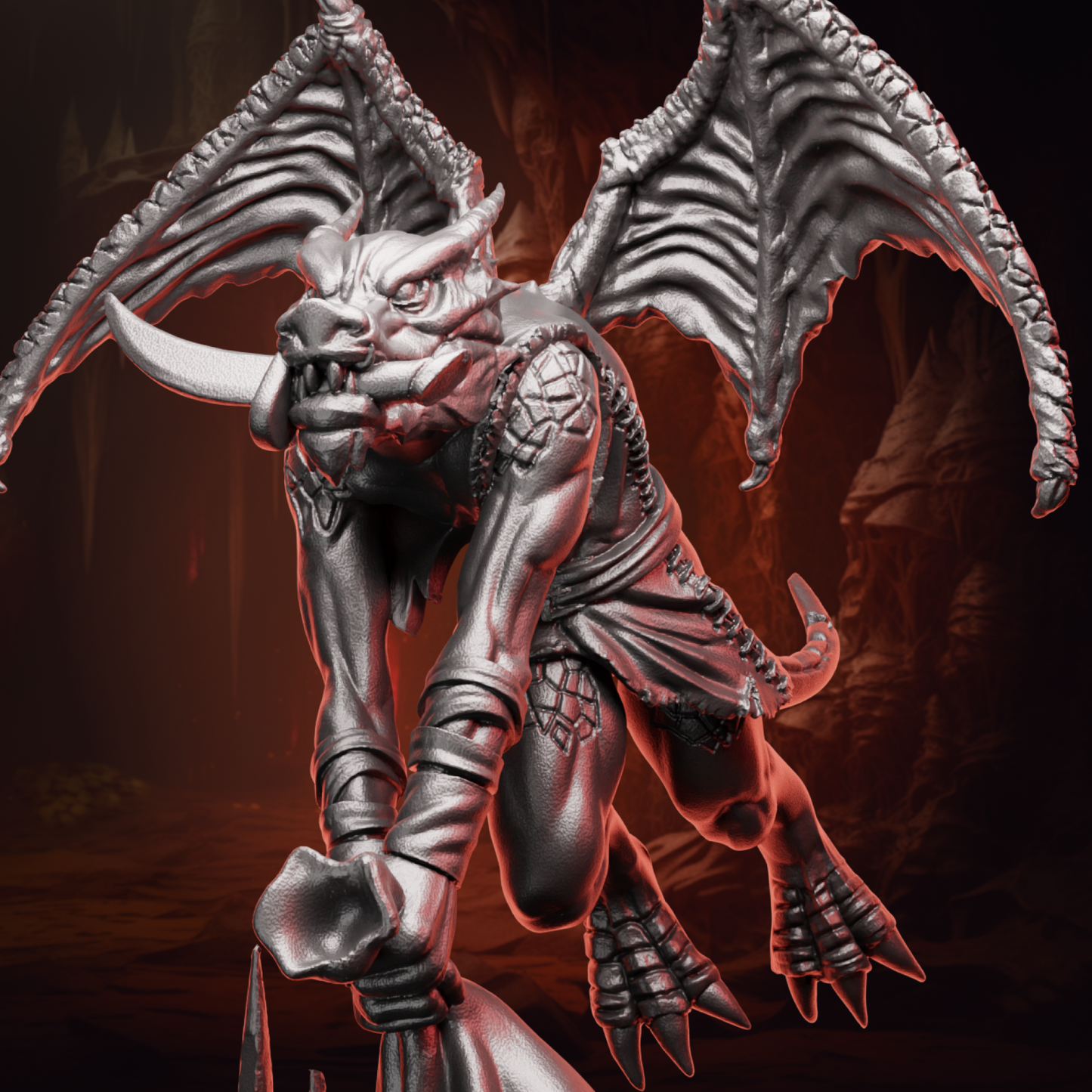 Winged Kobold Thief | Medium (1in base) | 5e