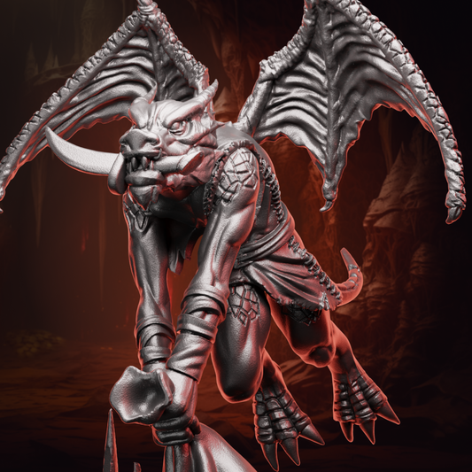 Winged Kobold Thief | Medium (1in base) | 5e