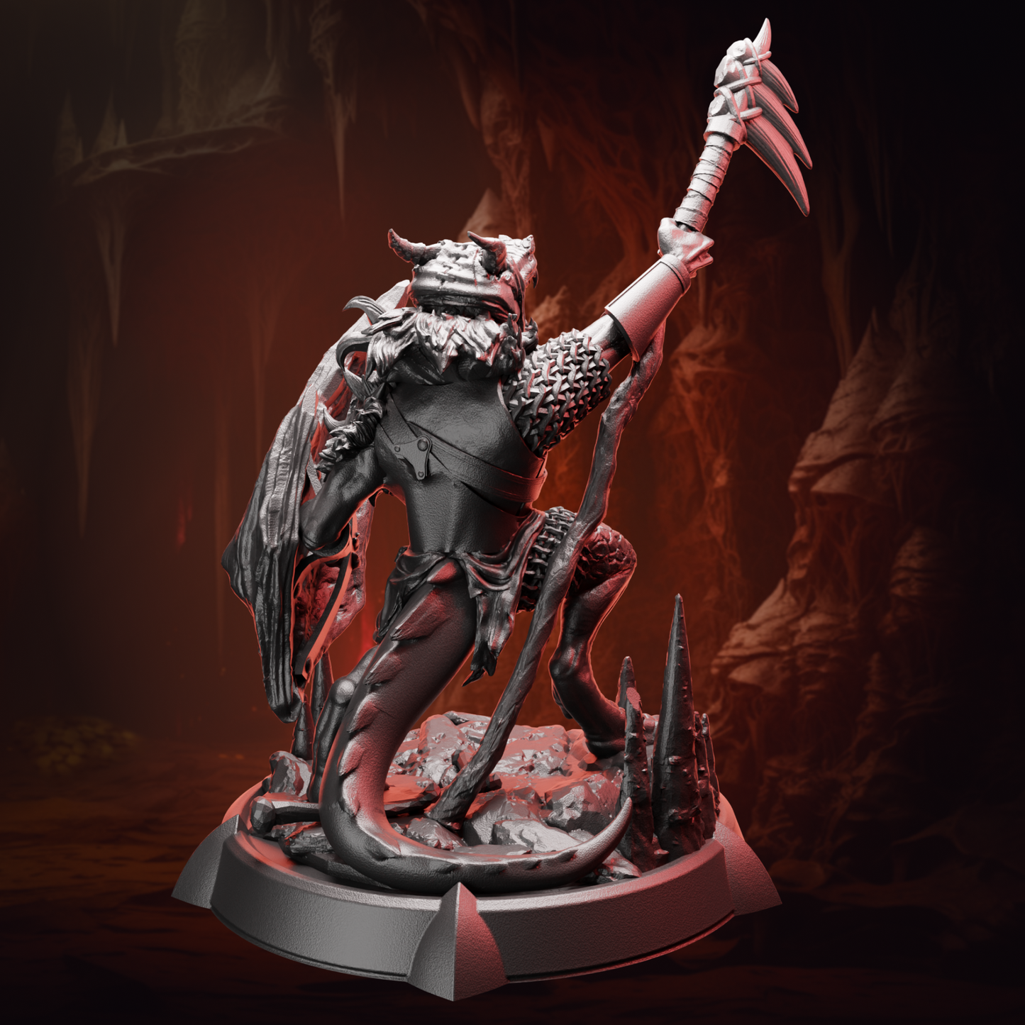 Kobold Warrior | Warpick & Shield | Medium (1in base) | 5e