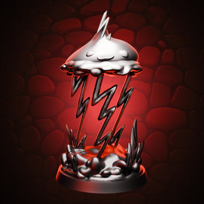 Lesser Wind Lightning Elemental front
