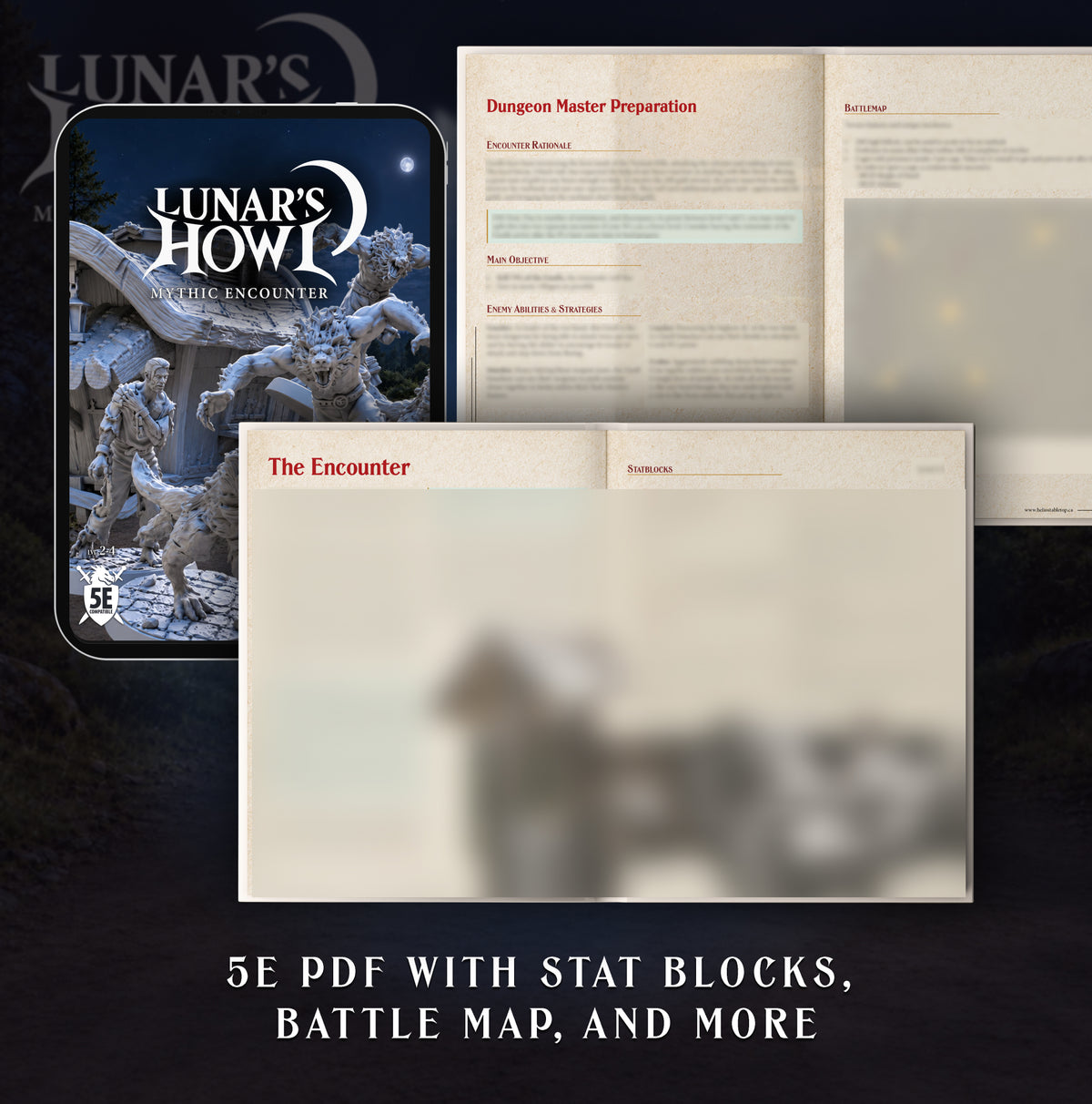 Lunar Howl | 5e Ready to Run 5e Mythic Encounter