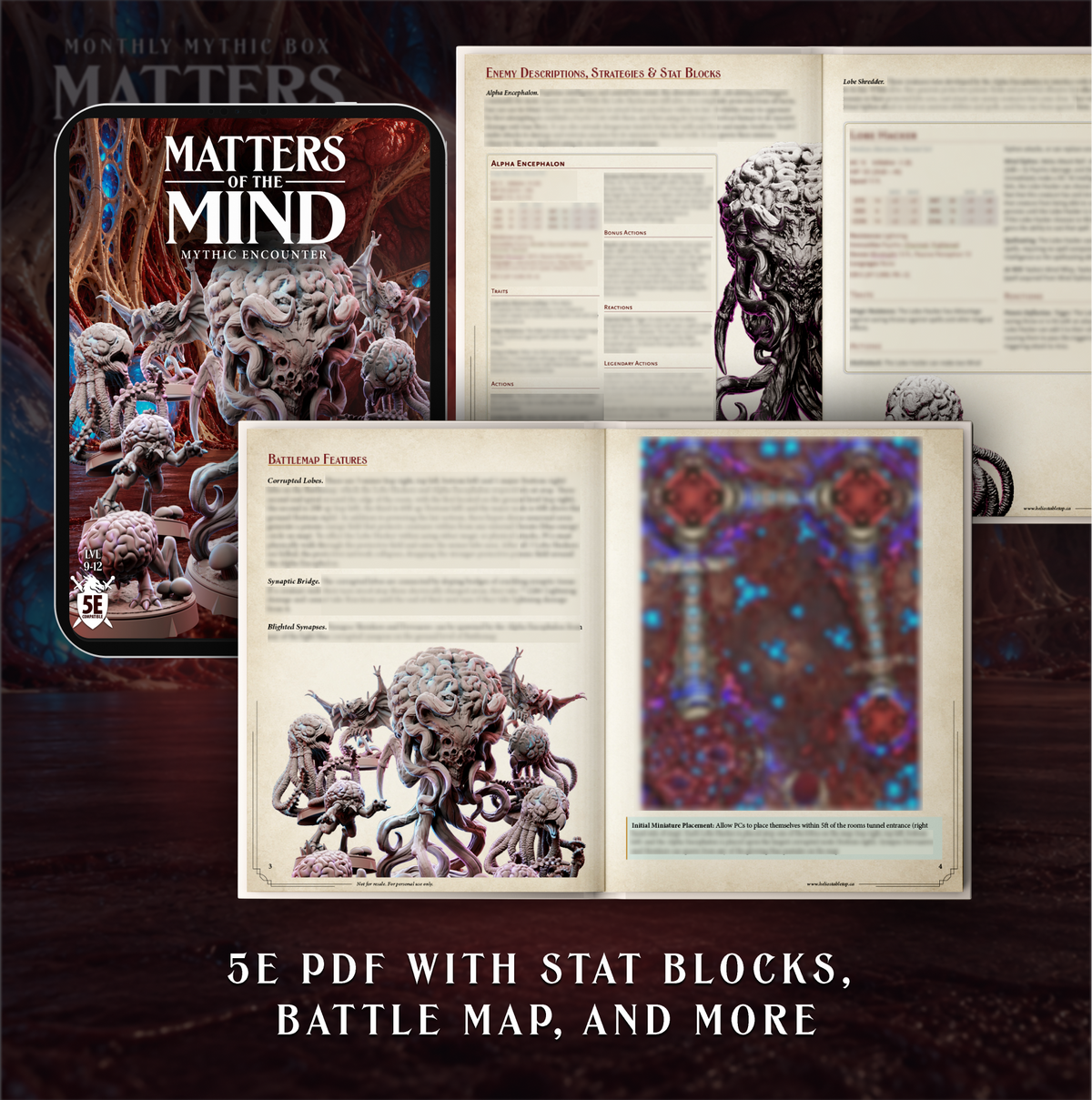 Matters of The Mind | Ready to Run 5.5e Mythic Encounter