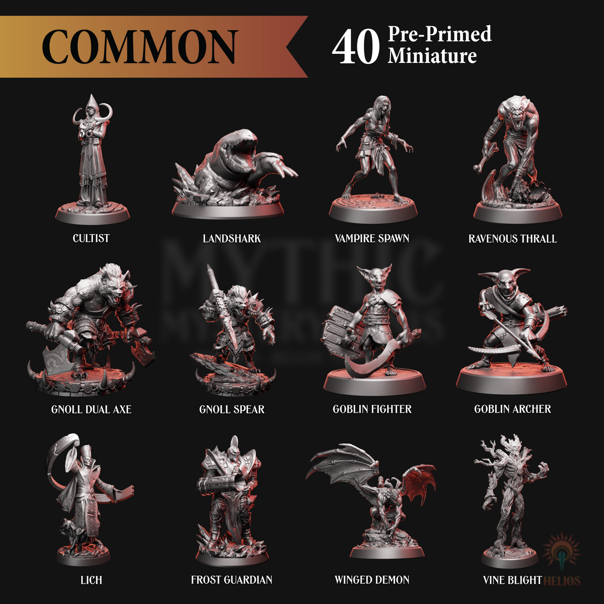 Mythic Mystery Minis - Monsters | Series 1 | 5e