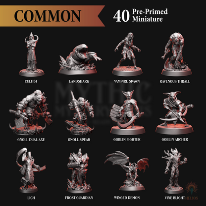 Mythic Mystery Minis - Monsters | Series 1 | 5e