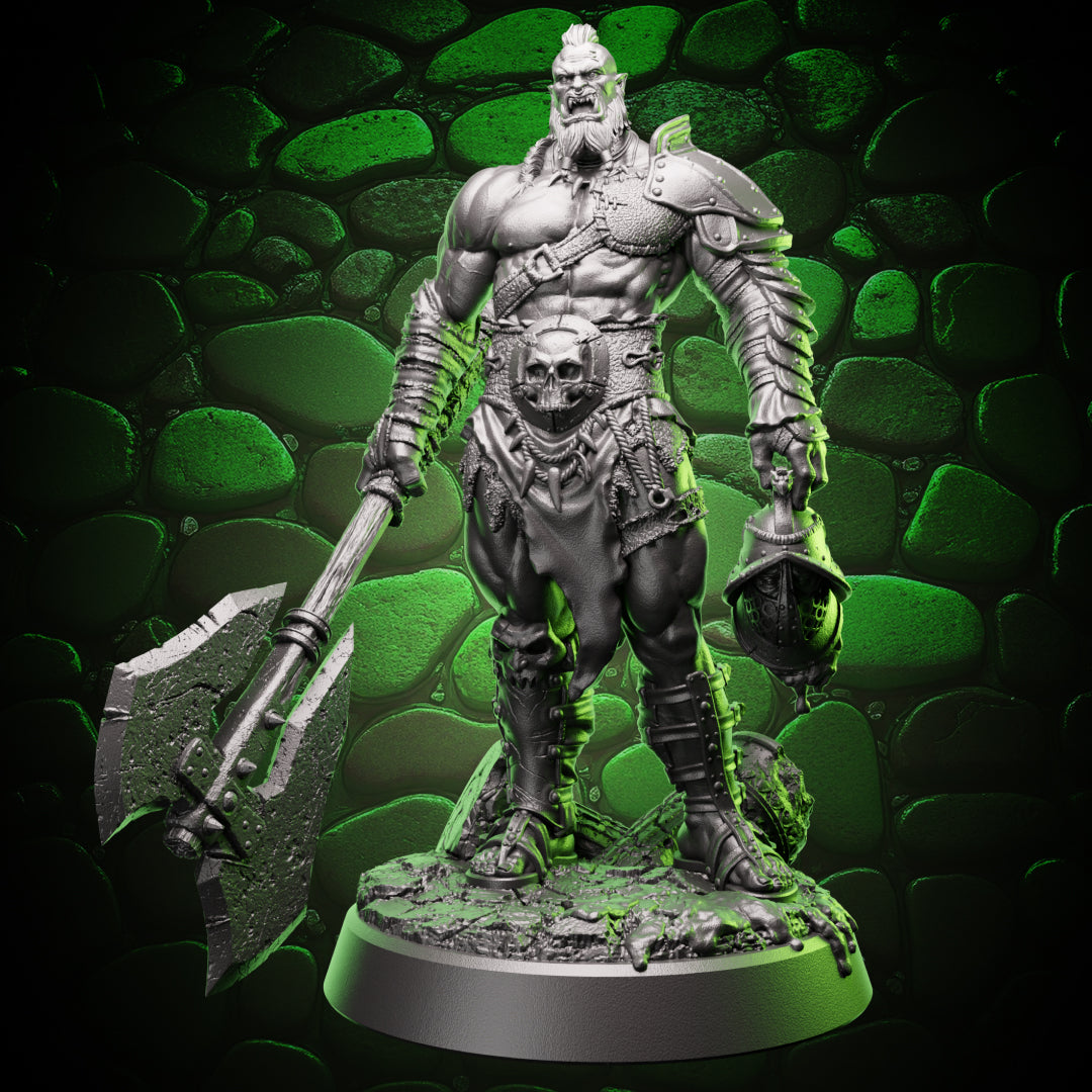 Orc Barbarian | Greataxe | 5e