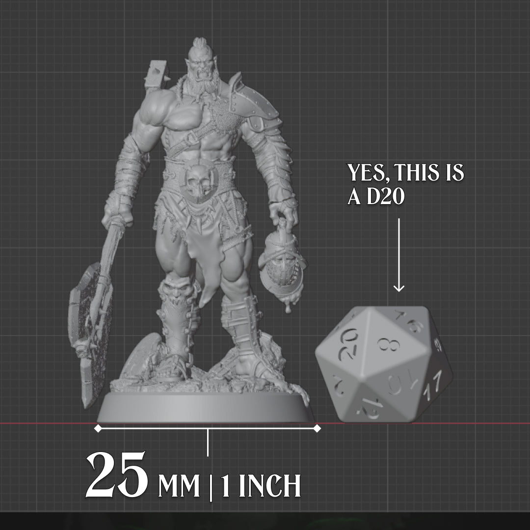 Orc Barbarian | Greataxe | 5e