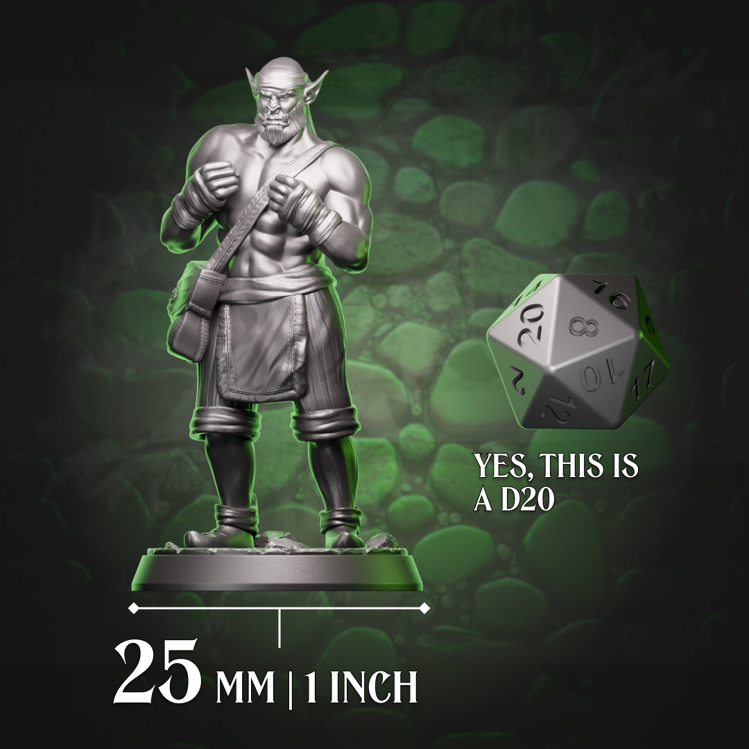 Orc Monk - Unarmoured