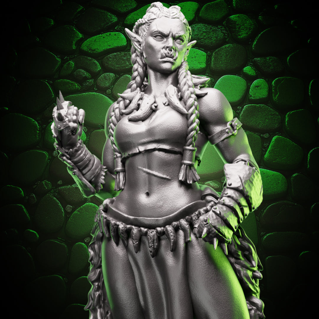 Orc Monk | Spiked Gauntlets | 5e