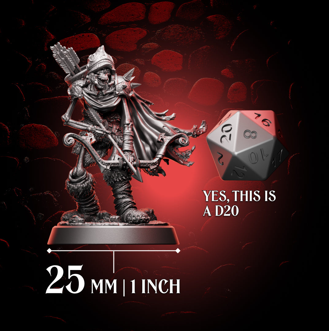 Skeleton Archer | Medium (1in)