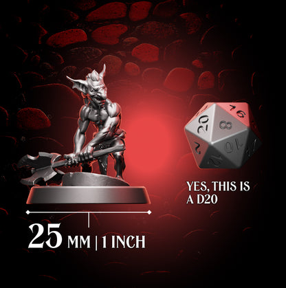 Goblin Fighter - Maces | Medium (1in)