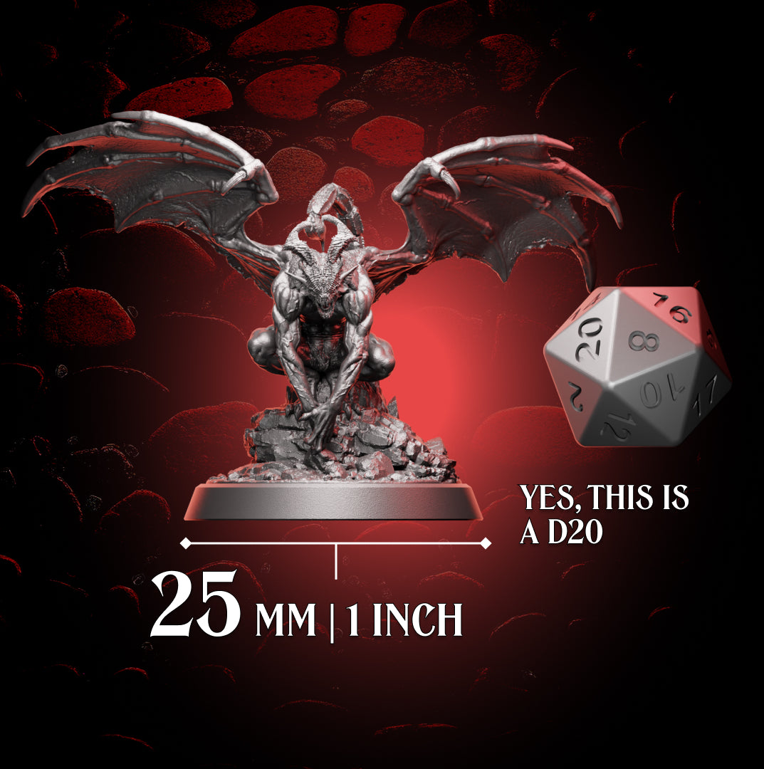 Winged Demon | Medium (1in)
