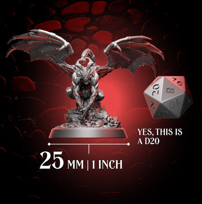 Winged Demon | Medium (1in)