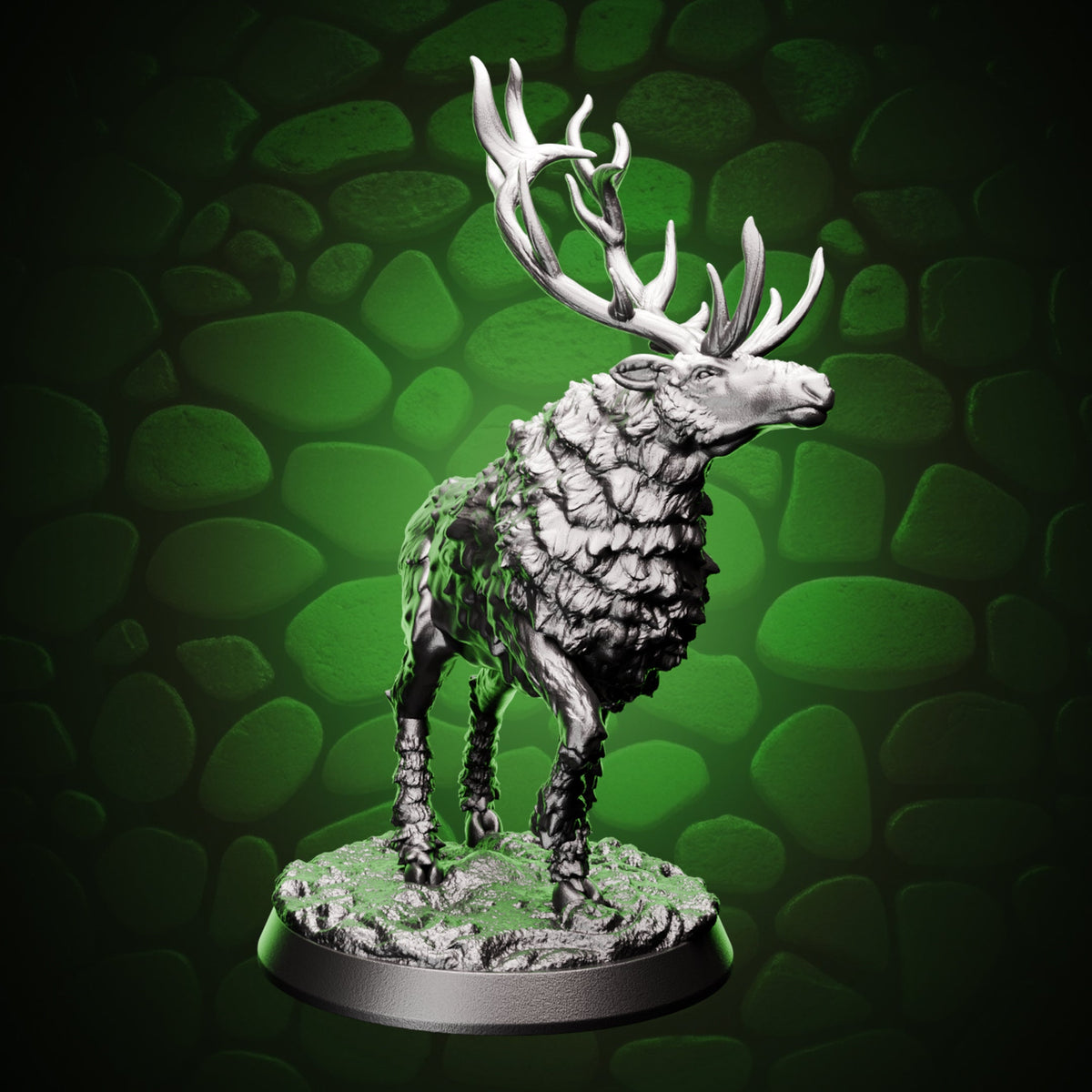 Reindeer, left view