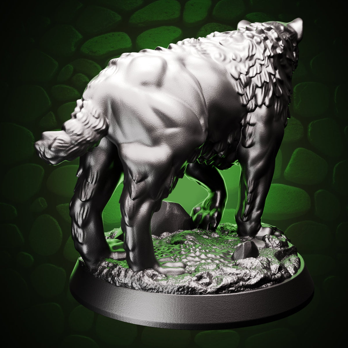 Saber Tooth Tiger, rear view