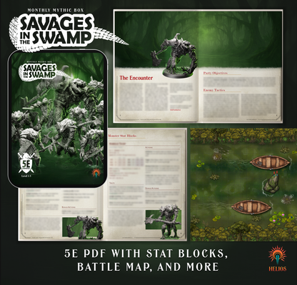 Savages in the Swamp | Mythic Box | 5e Combat Encounter