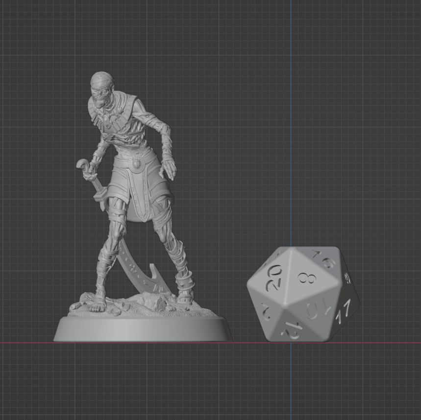 Mummy - Pose 3 - Medium (1in base)