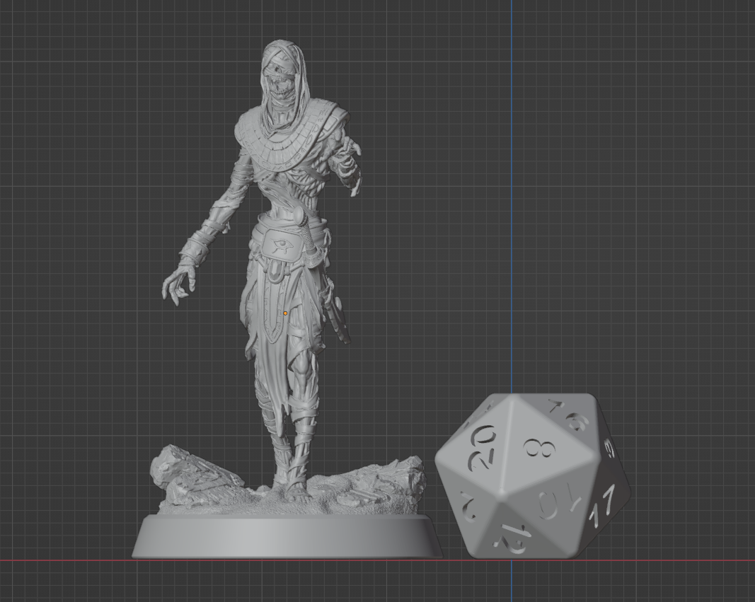 Mummy - Pose 1 - Medium (1in base)
