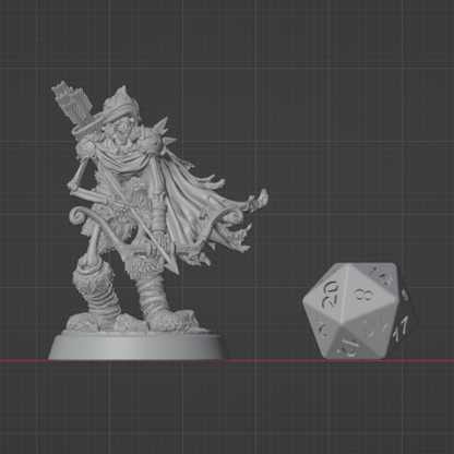 Skeleton Archer - Medium (1in base)