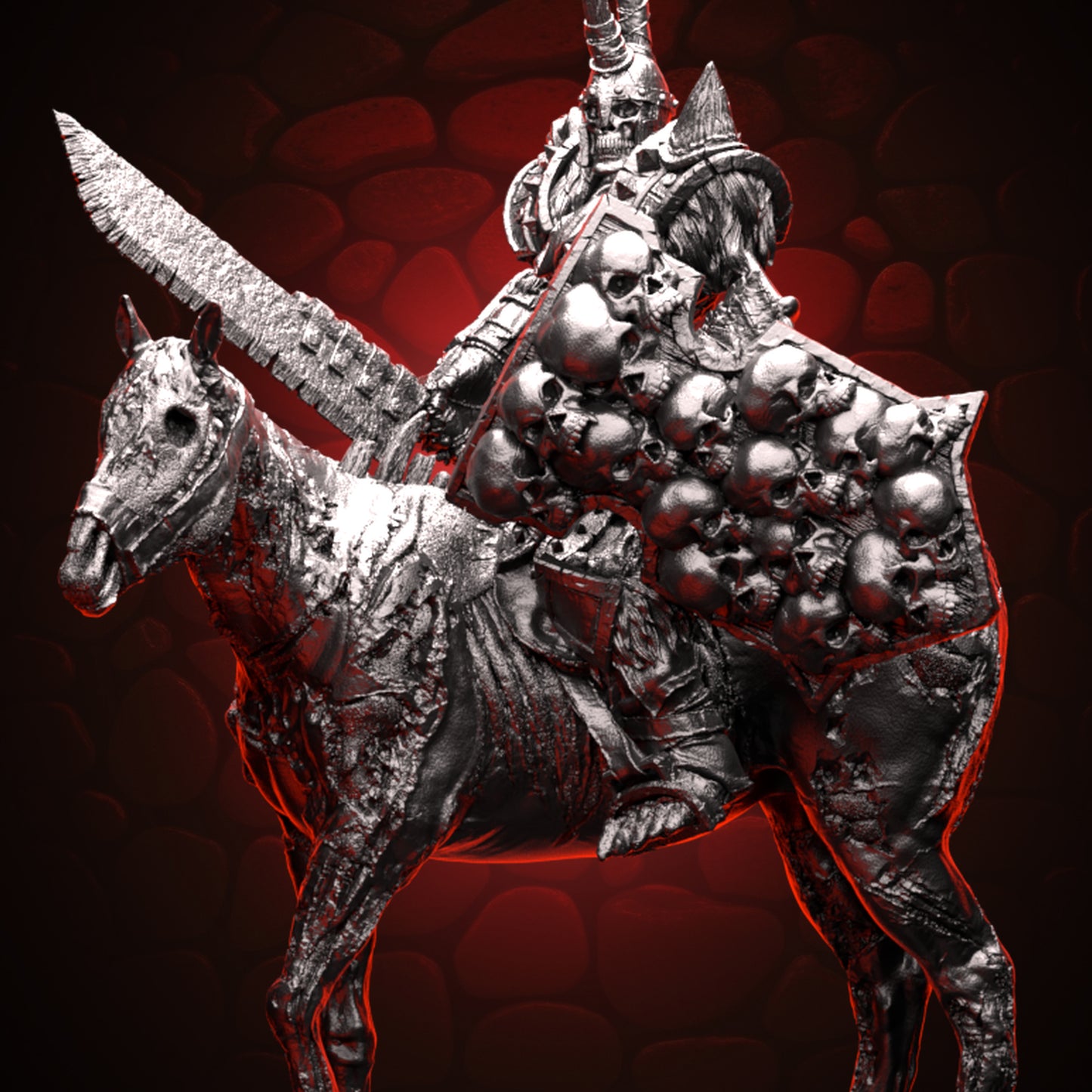 Skeleton Captian Mounted on Zombie Horse Cover