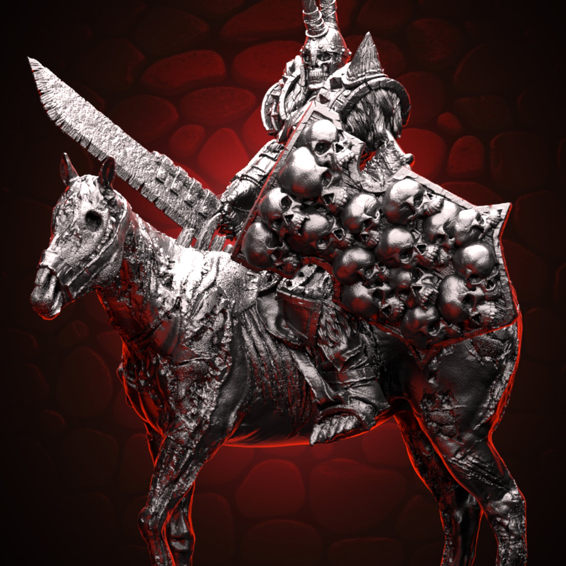 Skeleton Captian Mounted on Zombie Horse Cover