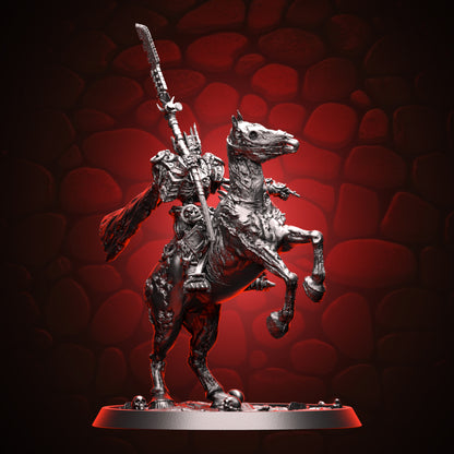 Skeleton King Mounted on Zombie Horse right