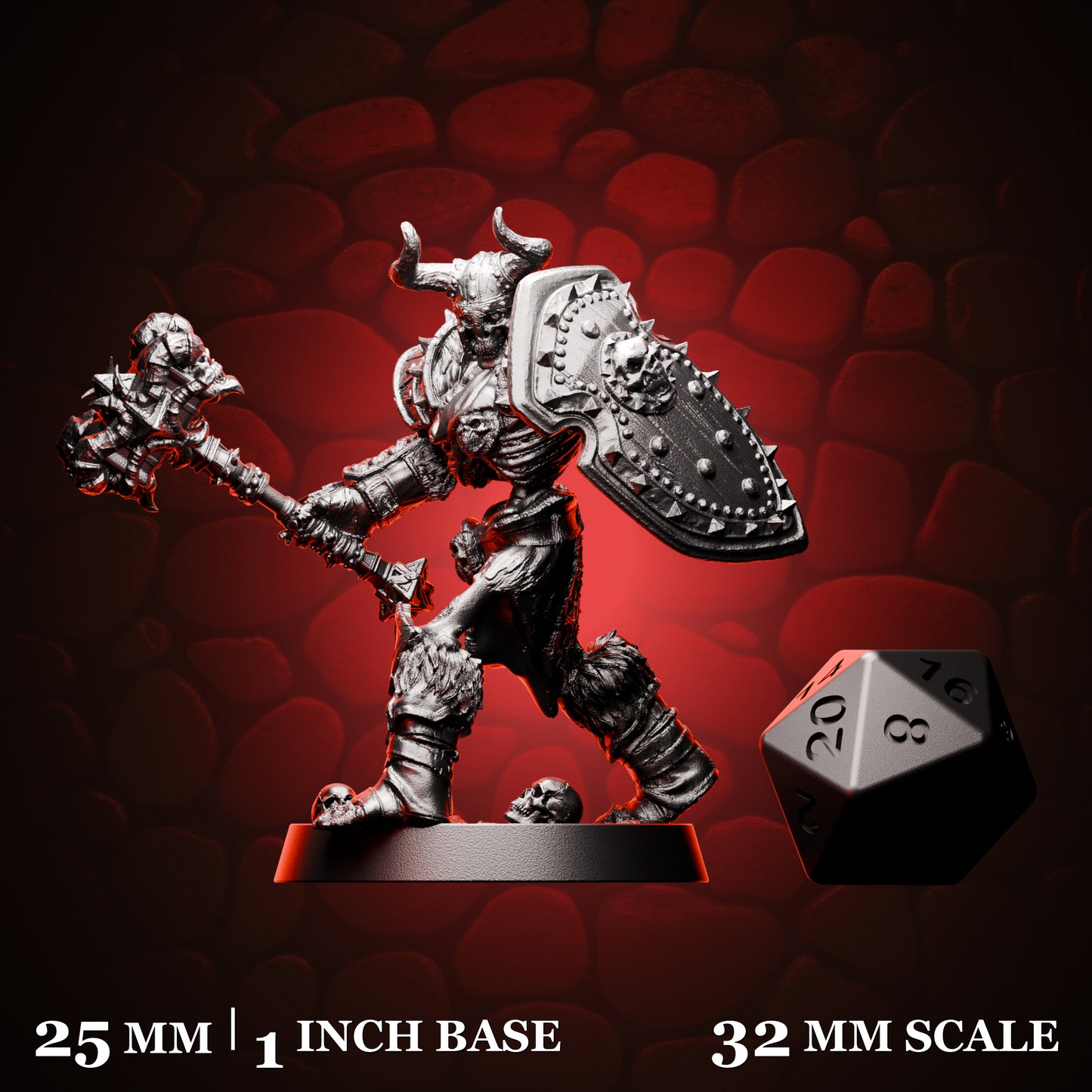 Skeleton Ribsmasher d20