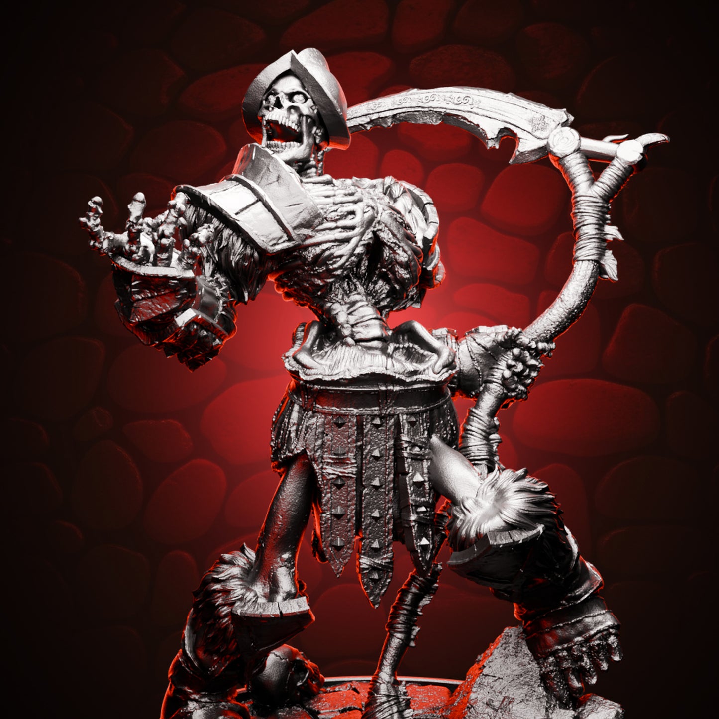 Skeleton Soilder Scythe Cover