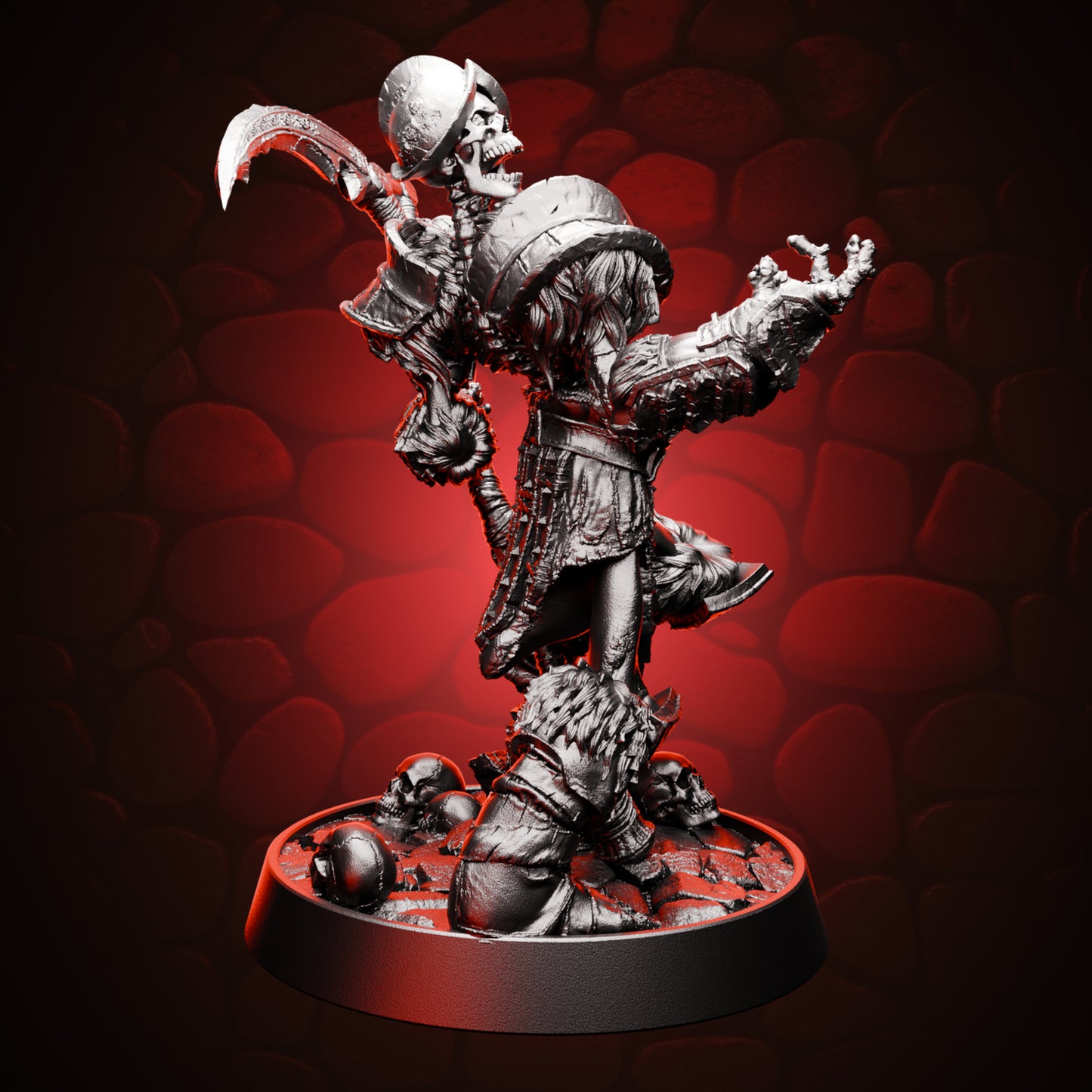 Skeleton Soilder Scythe left
