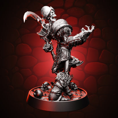 Skeleton Soilder Scythe left