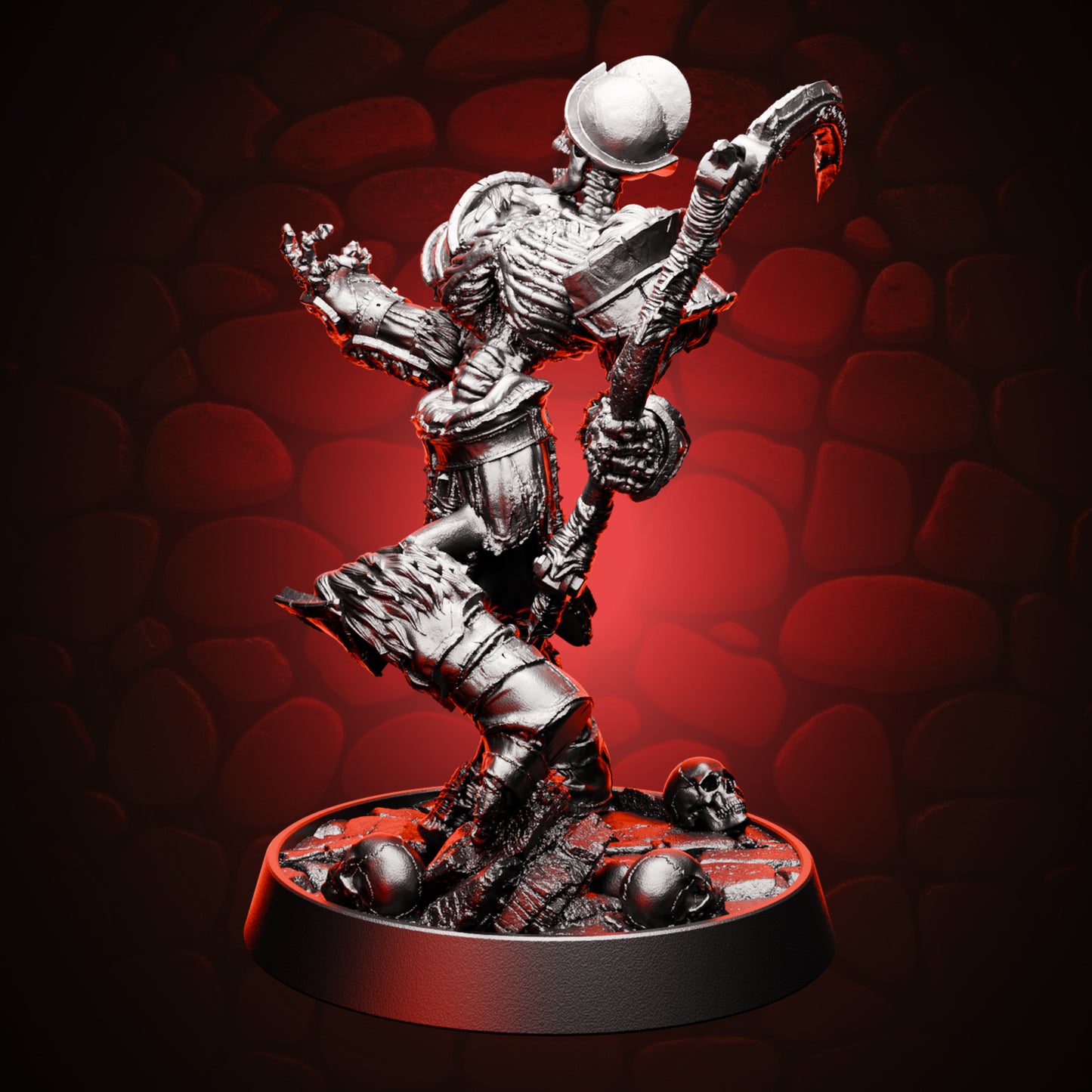 Skeleton Soilder Scythe right