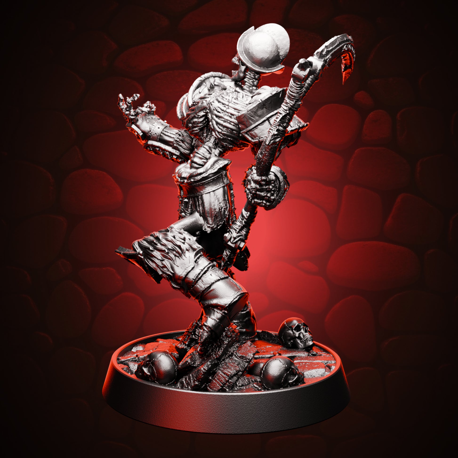 Skeleton Soilder Scythe right
